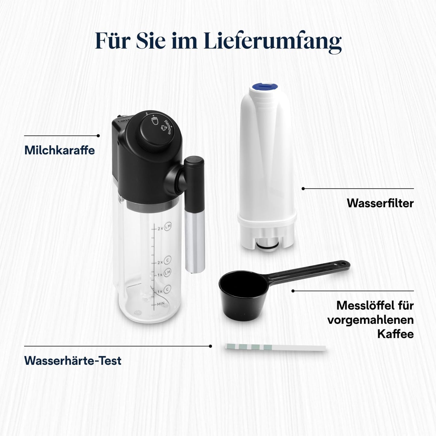 De’Longhi Magnifica Start ECAM222.60.BG*- Perfetto Kaffeevollautomat mit LatteCrema-Milchaufschäumer, 4 One-Touch-Getränke, Cappuccino Kaffeemaschine, Soft-Touch-Bedienfeld, Schwarz-Grau