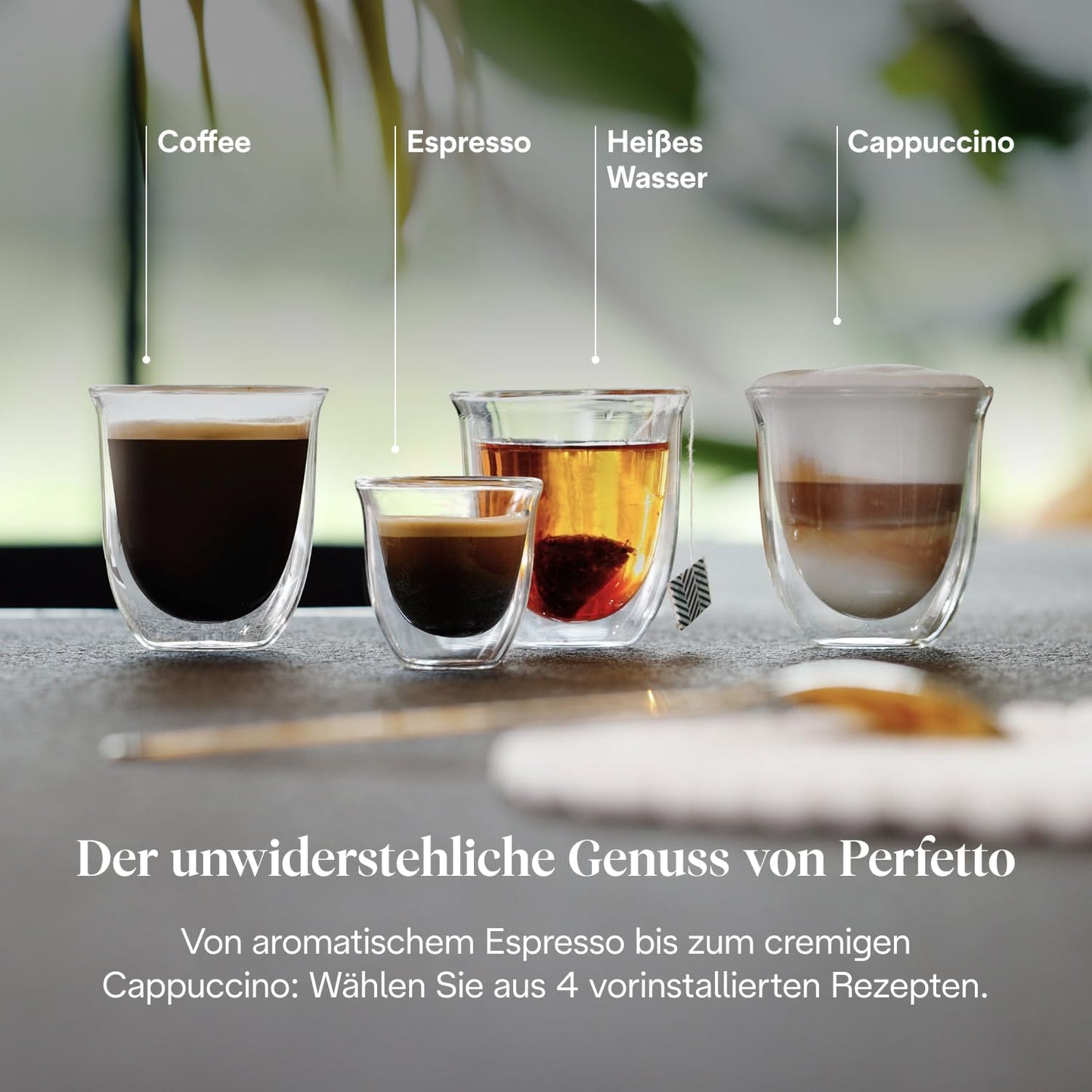 De’Longhi Magnifica Start ECAM222.60.BG*- Perfetto Kaffeevollautomat mit LatteCrema-Milchaufschäumer, 4 One-Touch-Getränke, Cappuccino Kaffeemaschine, Soft-Touch-Bedienfeld, Schwarz-Grau